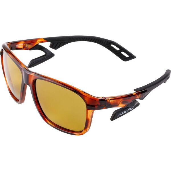 AirFly エアフライ AF-402 C-3 PR AF-402 スポーツサングラス C-3 偏光グリーンレンズ組込みセット 偏光グリーン ユニセックス