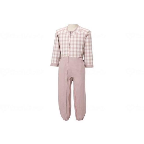 丸昌 制菌前開き介護用つなぎ フルオープン ピンク L メーカー直送の通販は 5,441円