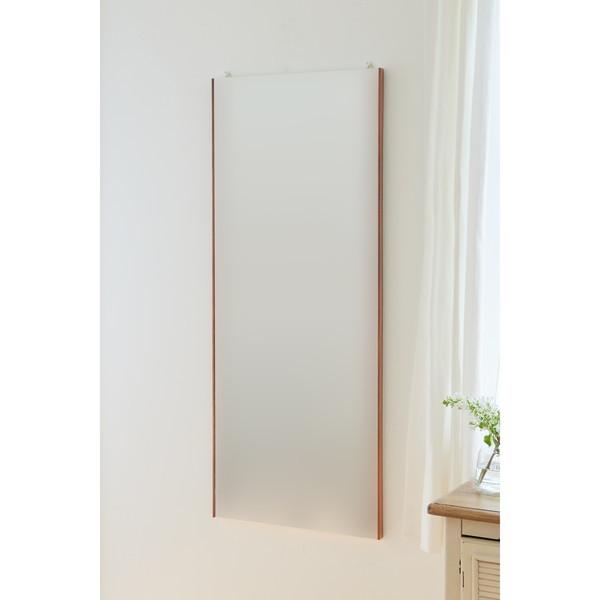 J.フロント建装 リフェクスミラー エア・ミドル ブラウン RMA-2-BR 40×100cm 割れない 鏡 メーカー直送