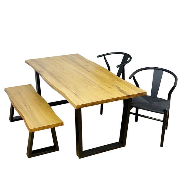 後藤家具物産 VT-01-160-4-B-OAK-BKBK [ダイニングテーブル 4点セット] メーカー直送