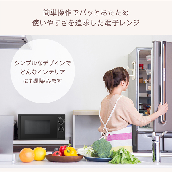 電子レンジ 17L ターンテーブル 西日本専用 一人暮らし 1人暮らし