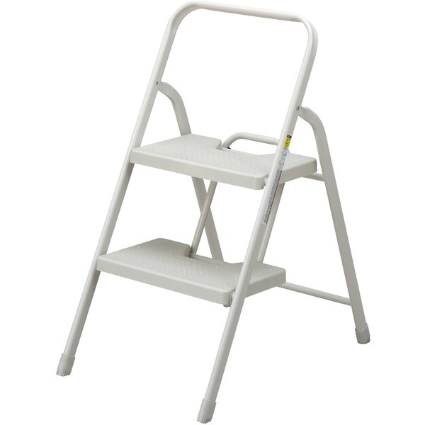 踏み台 脚立 折り畳み 2段 アイボリー フォールディングステップ 耐荷重100kg おしゃれ かわいい シービージャパン CB JAPANの通販は 5,180円
