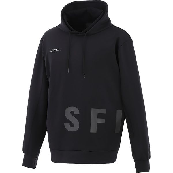 SFIDA スフィーダ フットサルウエア SA-25102 BLK WARM PES スウェットフーディー S Black 9,900円