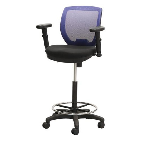 Netforce CRH-1MA-W-NV ネイビー CORE [ハイチェア 上下昇降肘付き] メーカー直送
