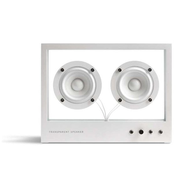 TRANSPARENT SOUND TPS-02 ホワイト SMALL TRANSPARENT SPEAKER [Bluetoothスピーカー]