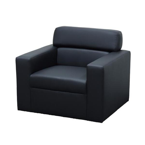 【法人限定】 Netforce LUX-1-2-W-BK ブラック ルクシー [ソファ 1人掛け] メーカー直送