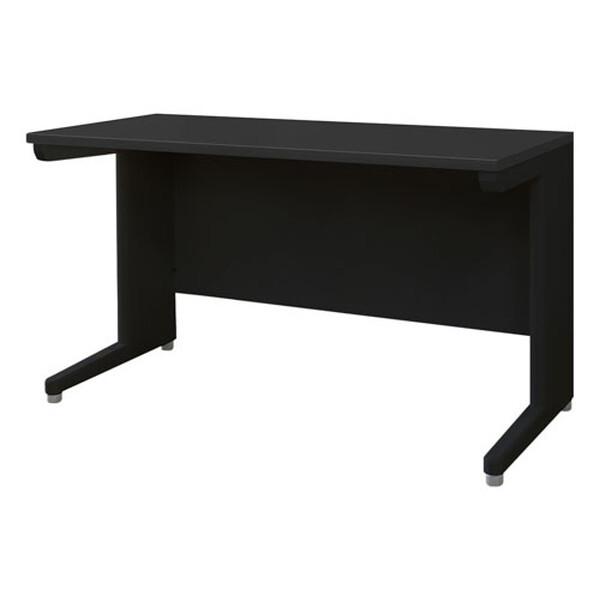 【法人限定】 Netforce LHD-126B-W-BK 本体ブラック 天板ブラック [平机 (幅1200×奥行600mm スリム)] メーカー直送 12,133円