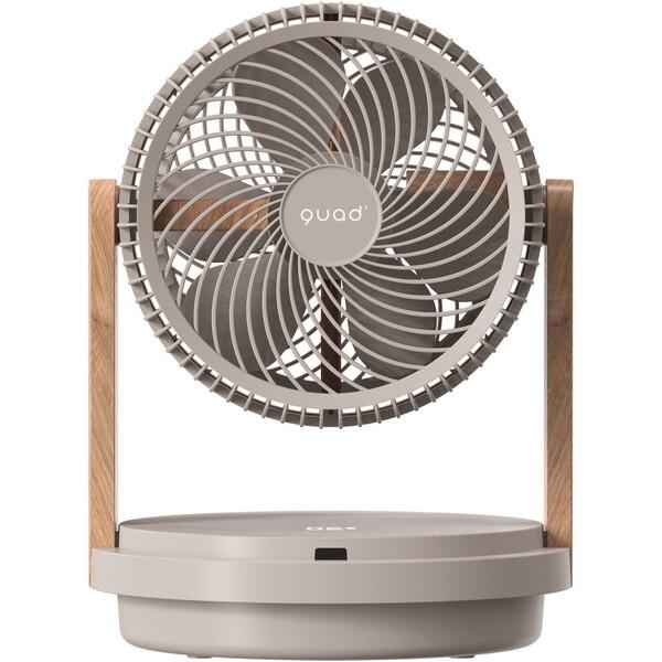 QUADS QS507GW グレージュウッド DUOAIR DC(デュオエアDC) ツインブレード3D [サーキュレーター DCモーター搭載]