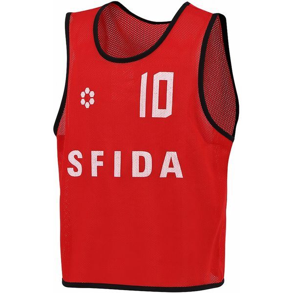 SFIDA スフィーダ フットサルウエア SH-24G02 RED SFIDA TEAM BIBS FREE Red