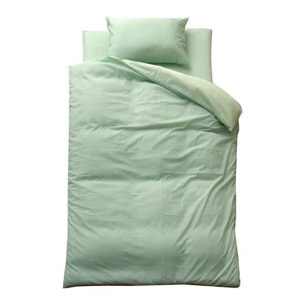 イケヒコ・コーポレーション 9803073 布団カバー セット リバーシブル リバDカバー4点IT グリーン/ライトグリーン ダブル メーカー直送の通販は 5,598円