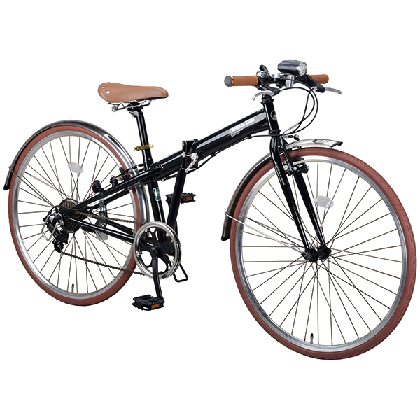 CAPTAIN STAG YG-0212 ブラッシュアップ FDB700BAA (ブラック) [折り畳み自転車（700×32C・7段変速）] メーカー直送