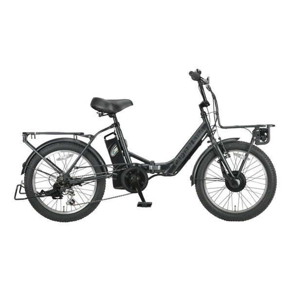CAPTAIN STAG YG-1502 FDB206 eバーギー電動(マットブラック) [電動折りたたみ自転車 (外装6段変速)]