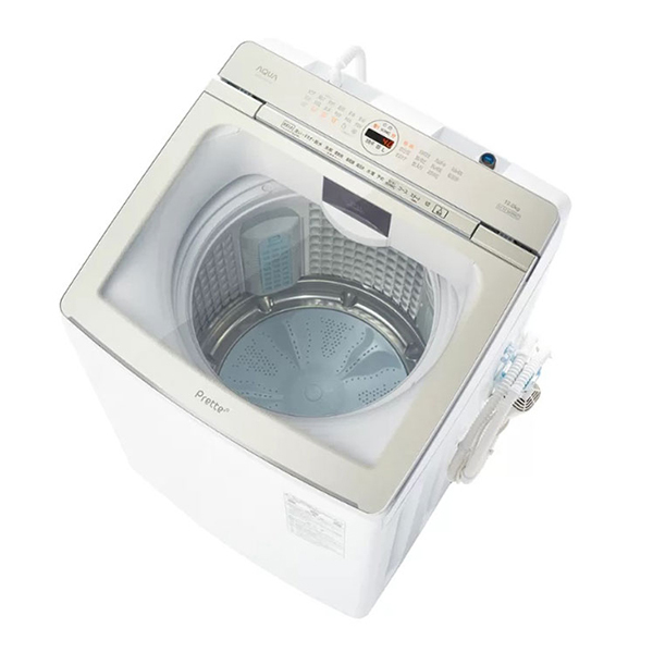 AQUA AQW-VX12P-W ホワイト Prette plus [全自動洗濯機 (12kg)]
