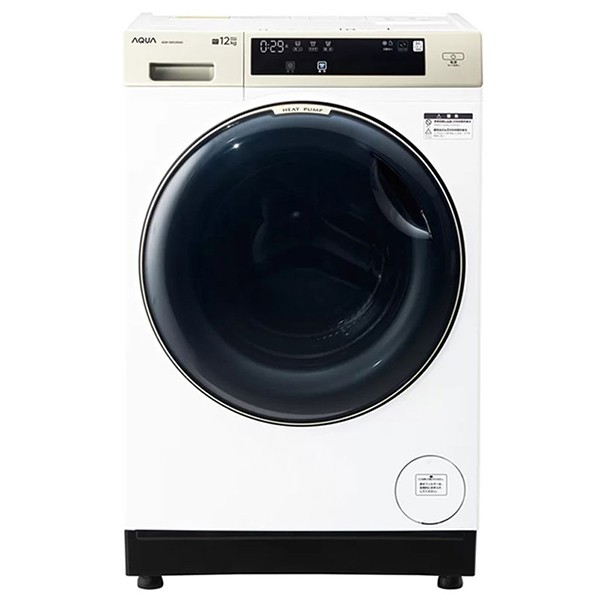 AQUA AQW-DM12R-L-W ホワイト まっ直ぐドラム2.0 [ドラム式洗濯乾燥機(洗濯12kg/乾燥6kg) 左開き]