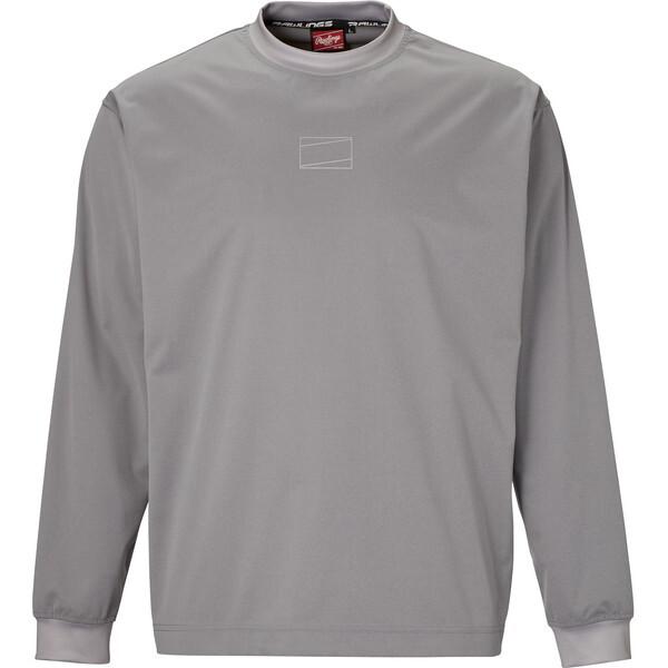 Rawlings ローリングス 野球 長袖シャツ HYPER FIELD ミドラートップ AOS14F03-STGRY-XO スタジアムグレーの通販は