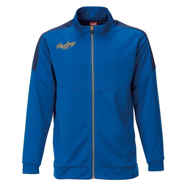 Rawlings ローリングス 野球 チーム長袖ジャケット チームジャージジャケット ブルー AOS13S10-BLU-M BLUの通販は