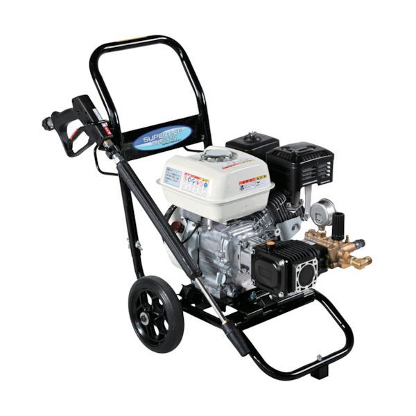 スーパー工業 SEC10202N [エンジン式高圧洗浄機 SEC-1020-2N コンパクト&カートタイプ バリューエディションモデル] メーカー直送
