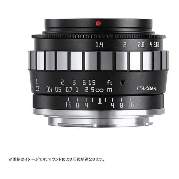 TTArtisan 23mm f/1.4C M43 (BS) ブラック×シルバー 銘匠光学 [単焦点レンズ (マイクロフォーサーズ)]