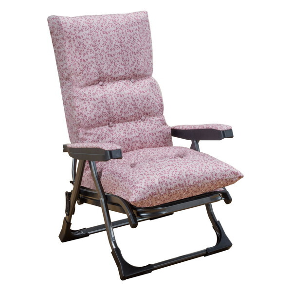 新品未使用) リクライニングチェア シルバー 枕一体型 RICLINA-SV