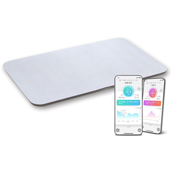 issin SBM22U01LJ-GY グレー スマートバスマット [体重計]の通販は 12,226円