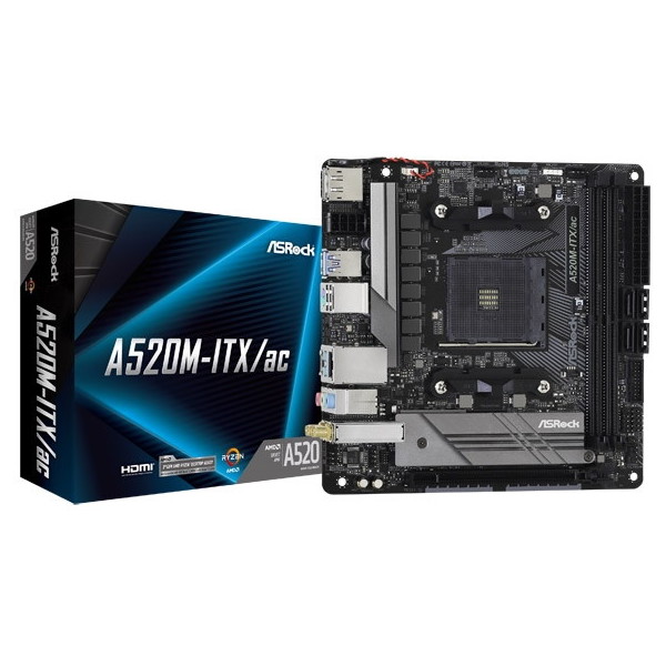 ASRock A520M-ITX/ac [Mini-ITXマザーボード]