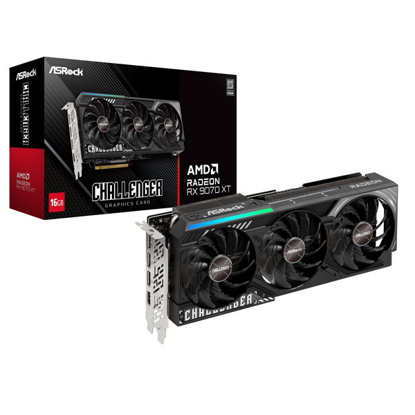 ASRock RX9070XT CL 16G 黒いこと [グラフィックゲーム盤] 製造会社直送