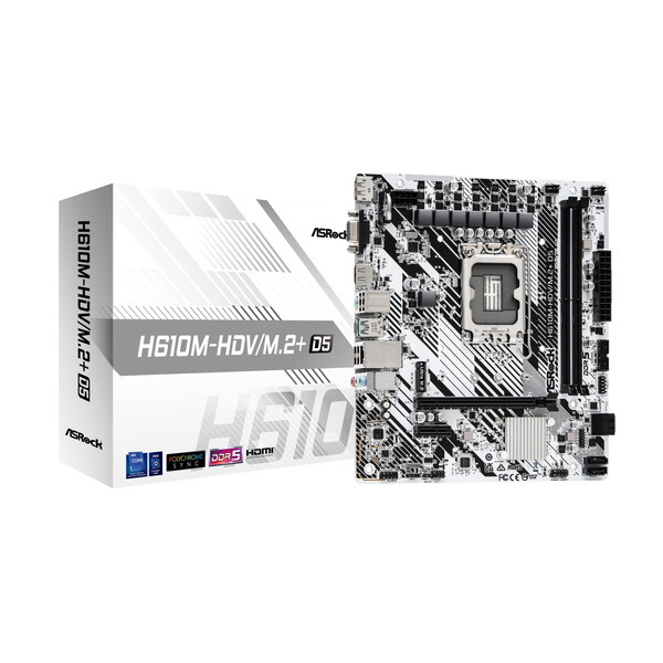 ASRock H610M-HDV/M.2+ D5 [Micro-ATXマザーボード]