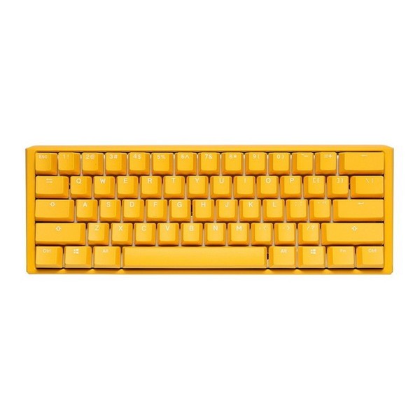 Ducky dk-one3-yellowducky-rgb-mini-silver One 3 Yellow Ducky Mini RGB Cherry Silver [ゲーミングキーボード (英語配列61キー)]