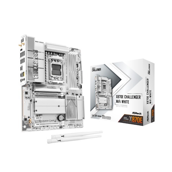 ASRock X870E Challenger WiFi White ホワイト [ATXマザーボード] メーカー直送