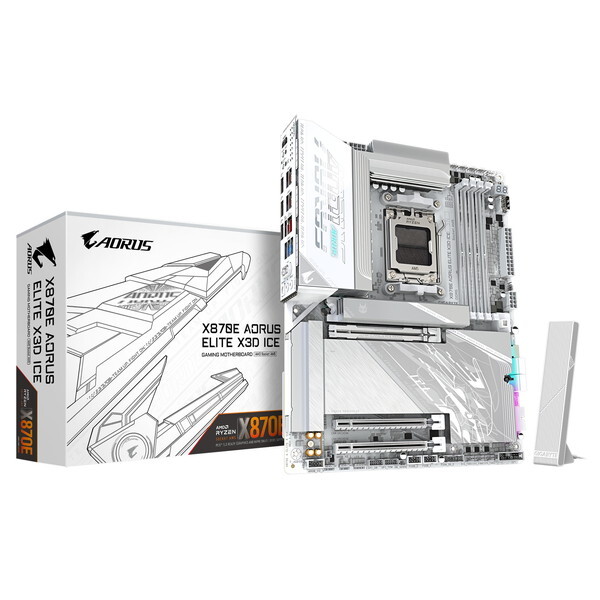 GIGABYTE X870E A ELITE X ICE ホワイト AORUS [マザーボード] メーカー直送