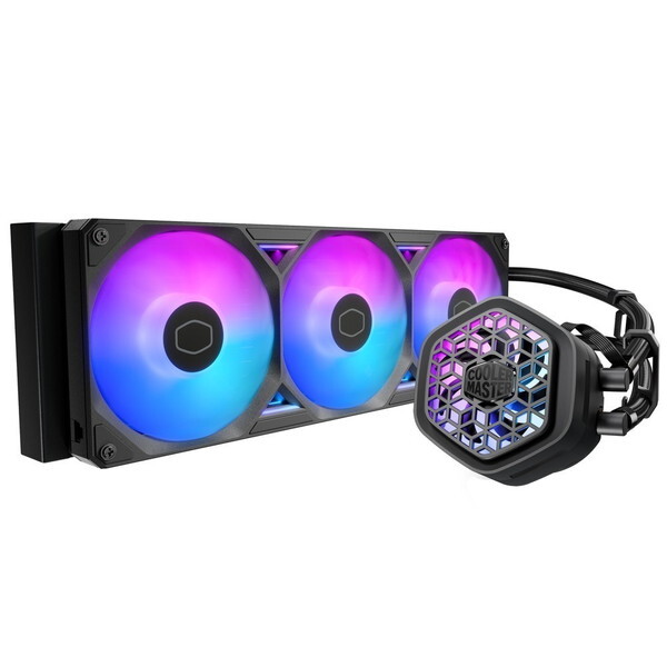 CoolerMaster MLX-D36M-A25SZ-V1 ブラック MasterLiquid 360 Atmos II VRM Fan ARGB [CPUクーラー]