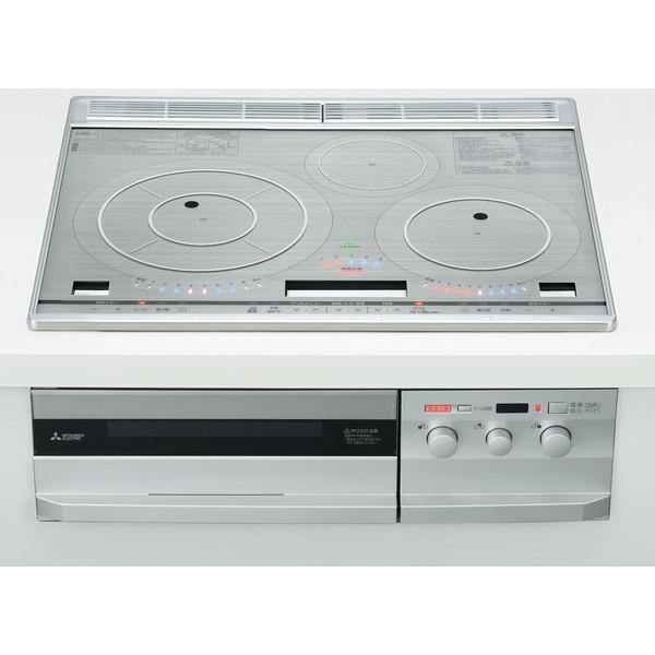 IHクッキングヒーター ビルトイン IHコンロ 3口 ビルトインコンロ 三菱電機 MITSUBISHI プレミアムシルバー 60cm幅 CS-PT321HNSR