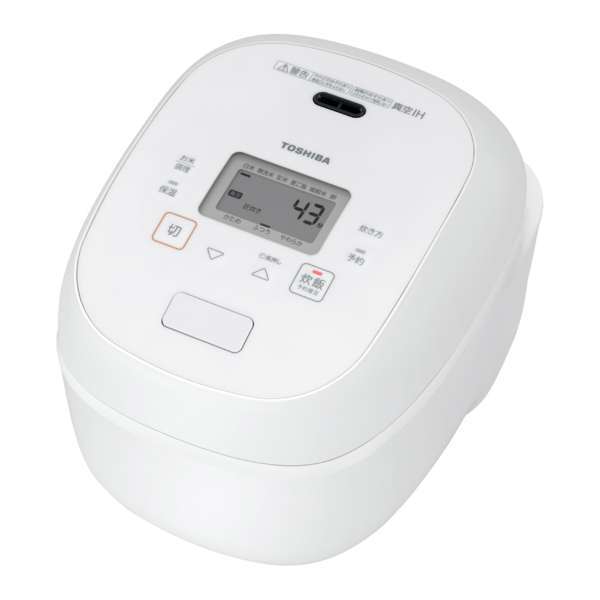 東芝 RC-10RWB(W) グランホワイト 真空IH 炎匠炊き [IH炊飯器 (5.5合