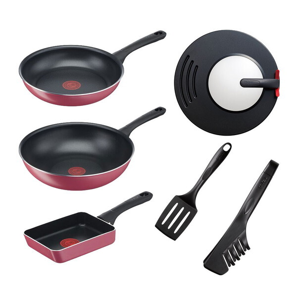 T-fal 福袋 クランベリーレッド スペシャルセット 15342