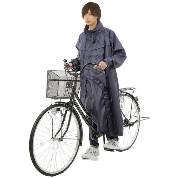 OUTDOOR PRODUCTS レインウェア 防水サイクルベンチコート ネイビー 04000466 78 Lの通販は