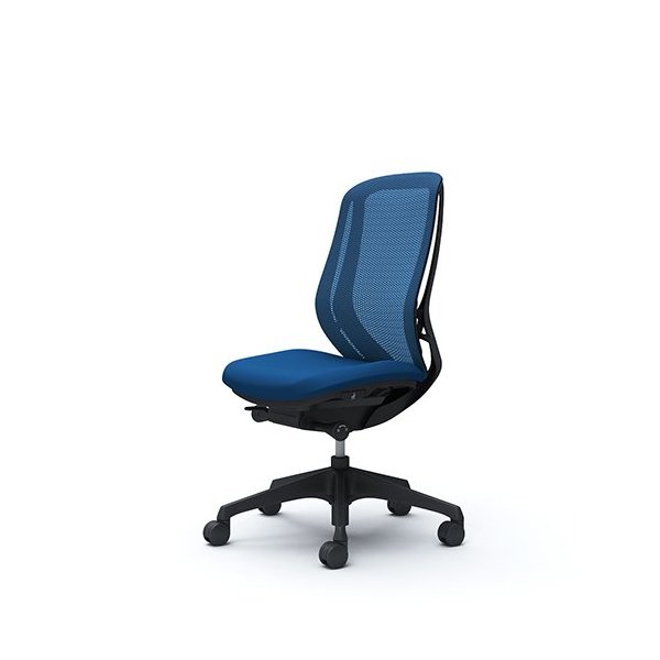 オカムラ シルフィー 肘なし 背メッシュ ハイ C635XRFMP3 ミディアムブルー [オフィスチェア]の通販は