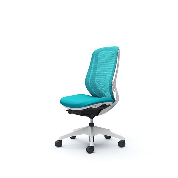 オカムラ フィーゴ オフィスチェア ミドルバック 肘なし サイド