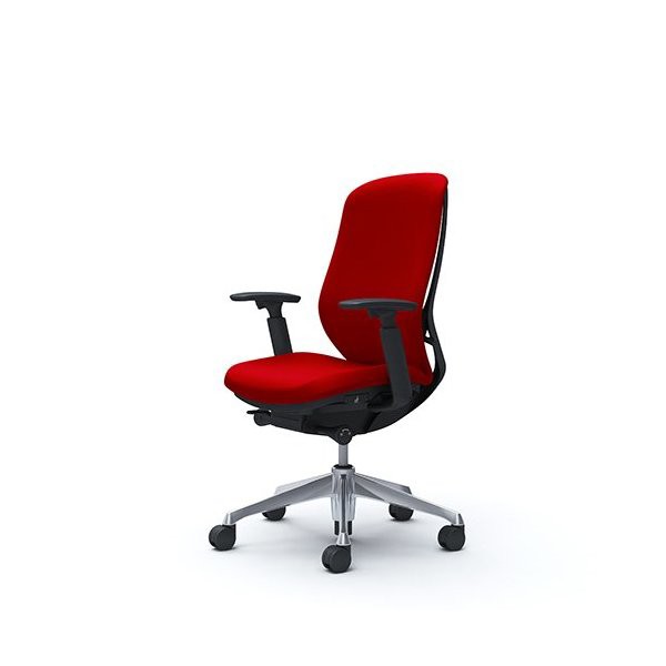 オカムラ シルフィー 可動肘 背クッション ハイ C687BRFSF9 レッド [オフィスチェア]の通販は