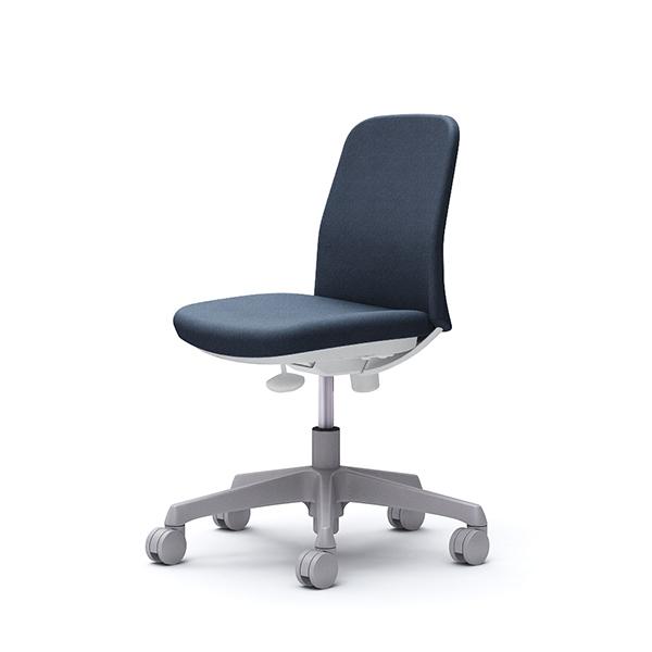 オカムラ CD13BW FXW4 インディゴ Lives Entry Chair [オフィスチェア 肘無し 5本脚(コンパクトタイプ) ホワイトボディ]の通販は
