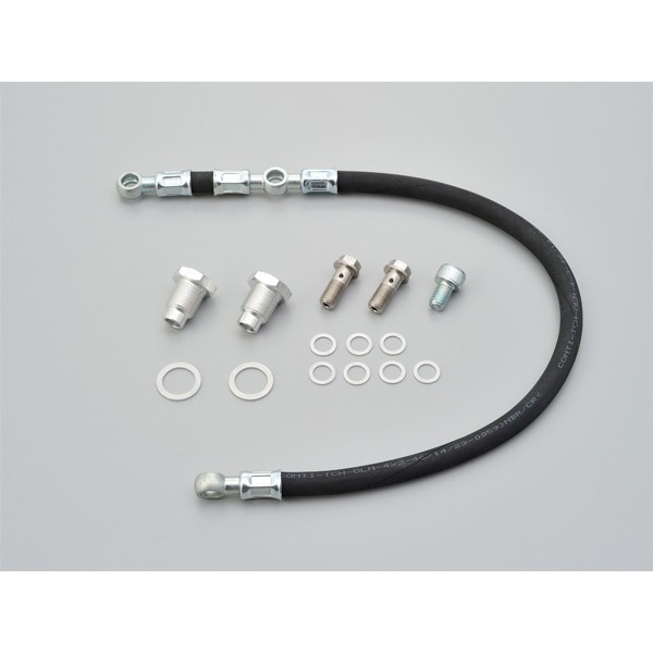デイトナ D93267 [KEDO ツインオイルライン(レース/ブラックホース) ■SR400/400FI/500]の通販は