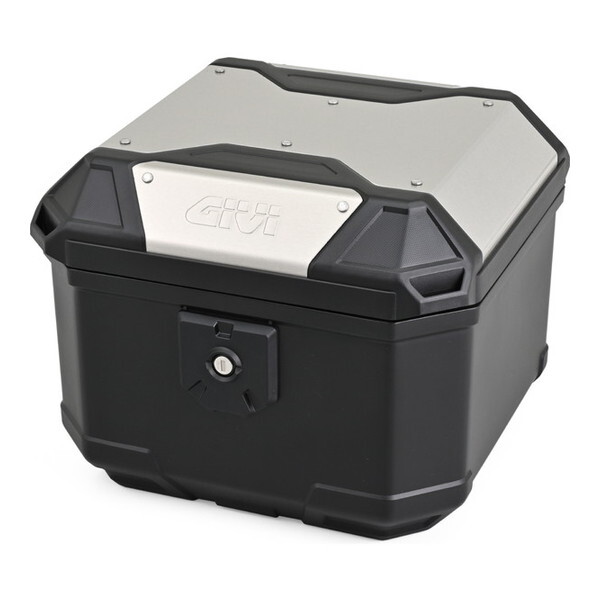 GIVI U37AD+ ULTIMO 65817 未塗装ブラック [バイク リアボックス (モノロック 37L ULTIMOシリーズ バックレスト付き アルミパネル)]