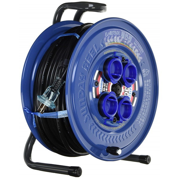 ハタヤ SS-30 [防雨型コードリール サンデーレインボーリール 単相100V 30m]の通販は 13,240円