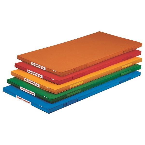 【法人限定】 EVERNEW 軽量カラーマット90×180×5 オレンジ EKM078 200 メーカー直送の通販は