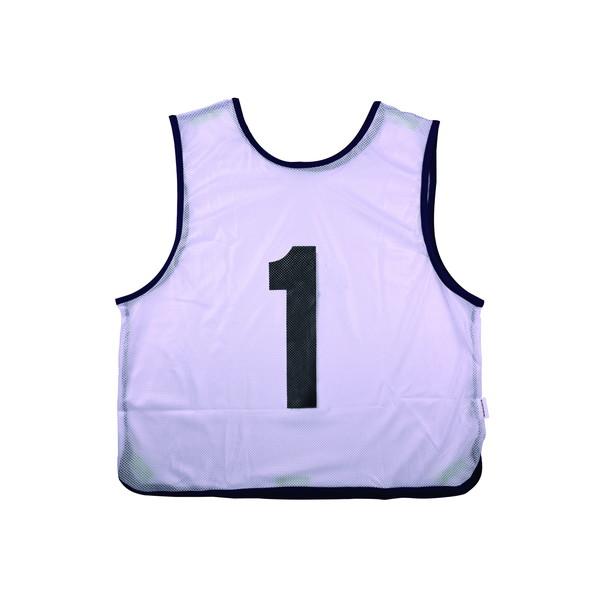 EVERNEW エバニュー EKB401 90 メッシュビブス1-10 白