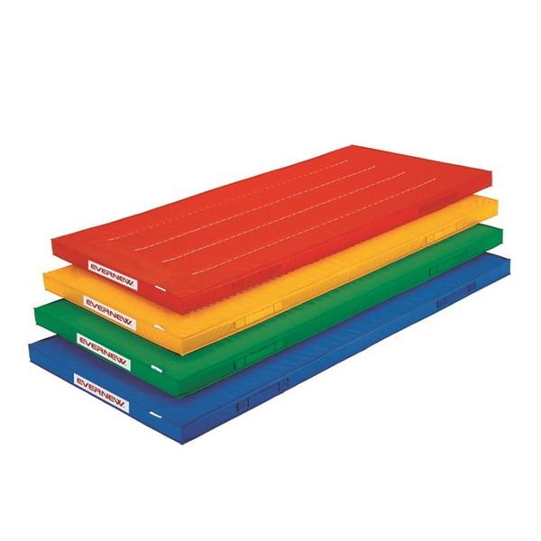 【法人限定】 EVERNEW エバニュー EKM414 100 屋内外兼用体操マット90×180×5 赤 メーカー直送