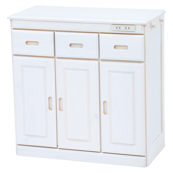 萩原 MUD-6521WS キッチンカウンター 高さ71cm ホワイトウォッシュ メーカー直送の通販はキッチンカウンター