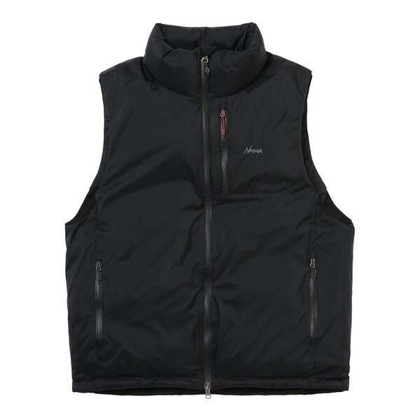 NANGA ナンガ オーロラテックス スタンドカラー ダウンベスト AURORA TEX STAND COLLAR DOWN VEST BLK S ND2441-1N010-A N0001636