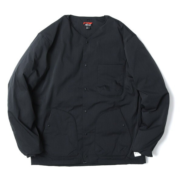 NANGA ナンガ ヒノック リップストップ インナーダウン カーディガン HINOC RIPSTOP INNER DOWN CARDIGAN BLK S ND2441-1M300-A N0001892