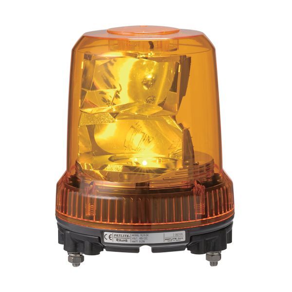 パトライト RLRM1PY [強耐振型LED回転灯] メーカー直送
