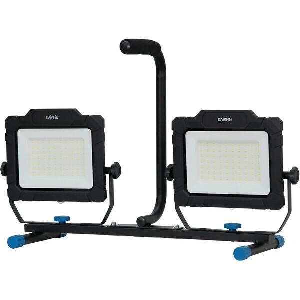 大進 DFL-A50W [コンセント式薄型LED投光器50W×2三脚付き]